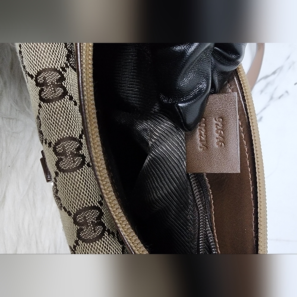 Uni Sex Brown Patterned Crossbody Bag - Picture 14 of 15